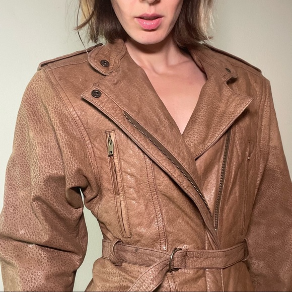 SOLD IN POSH LIVE Vintage Tannery West Leather Jacket - Picture 3 of 12